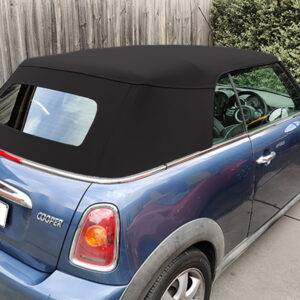 Mini Roadster R57 soft top, produced in Haartz Twillfast RPC and comes with glass window & demister