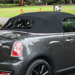 Mini Roadster R59 soft top, produced in Haartz Twillfast RPC and comes with glass window & demister