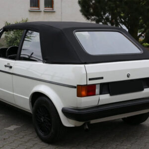 Volkswagen Rabbit, Cabriolet, Golf I soft top only (no window), produced in Haartz Single Texture Forté™ Vinyl and comes with embossed side quarters