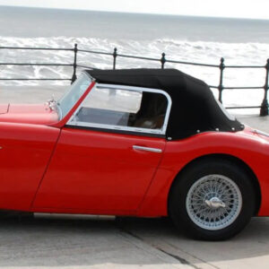 Austin Healey 100-6 BN-6 & 3000 BN-7 soft top, produced in Haartz Colonial Vinyl and comes with a plastic window