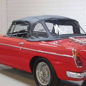 MG MG-B soft top, produced in Haartz Colonial Vinyl and comes with 3 plastic heat sealed windows