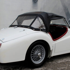 Triumph TR3 & TR3A  soft top, produced in Haartz Colonial Vinyl and comes with plastic window