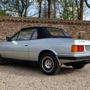 Maserati Spyder BiTurbo soft top, produced in Haartz Twillfast RPC and comes with plastic window and zipper