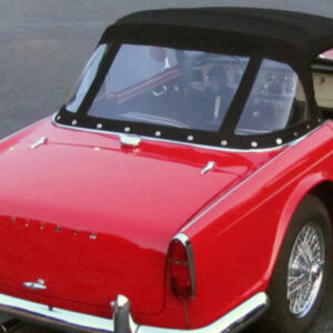 Triumph TR4 soft top, produced in Haartz Stayfast Canvas and comes with plastic window