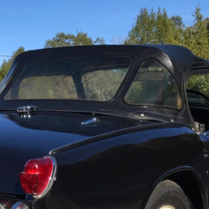 Triumph Spitfire 4 & Spitfire MK II soft top, produced in Haartz Colonial Vinyl and comes with plastic window and zipper