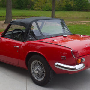 Triumph Spitfire MK III soft top, produced in Haartz Colonial Vinyl and comes with plastic window and no zipper
