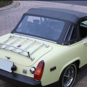 MG Midget MK IV soft top, produced in Haartz Colonial Vinyl and comes with 6 Tenex fasteners and 3 plastic heat sealed windows