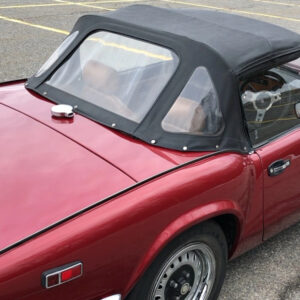 Triumph Spitfire MK IV soft top, produced in Haartz Colonial Vinyl and comes with plastic window and zipper