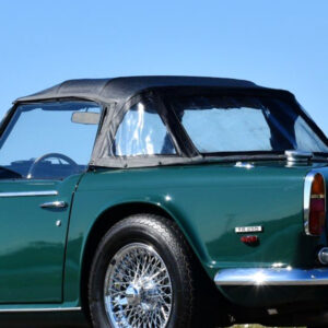 Triumph TR5 & TR250  soft top, produced in Haartz Colonial Vinyl and comes with plastic window and zipper
