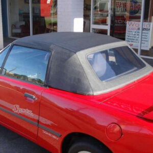Ford Capri soft top, produced in Haartz Cabrio Vinyl and comes with plastic window