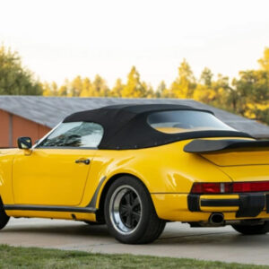 Porsche Speedster 911 soft top, produced in Haartz Twillfast II Canvas and comes with plastic window